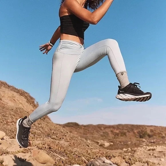 FP Movement by Free People Pants - FP Movement | High-Rise Ankle Breathe Deeper Leggings Blue Pearl Free People